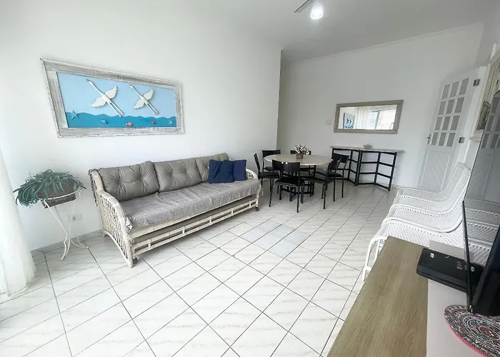 Pe Na Areia: 3 Dorms Com Vista Deslumbrante Apartamento Guarujá