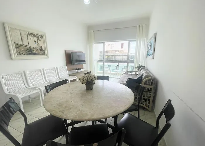Pe Na Areia: 3 Dorms Com Vista Deslumbrante Apartamento Guarujá